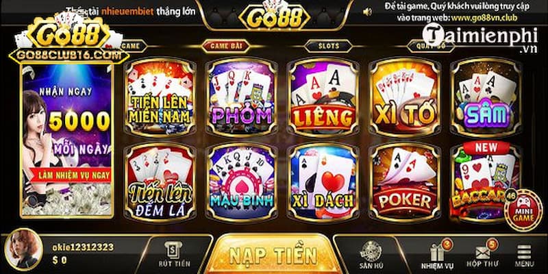 Các sảnh game được chơi khi bạn tham gia