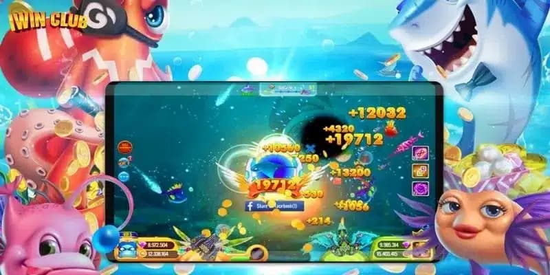 Sự hấp dẫn trong game bắn cá IWIN