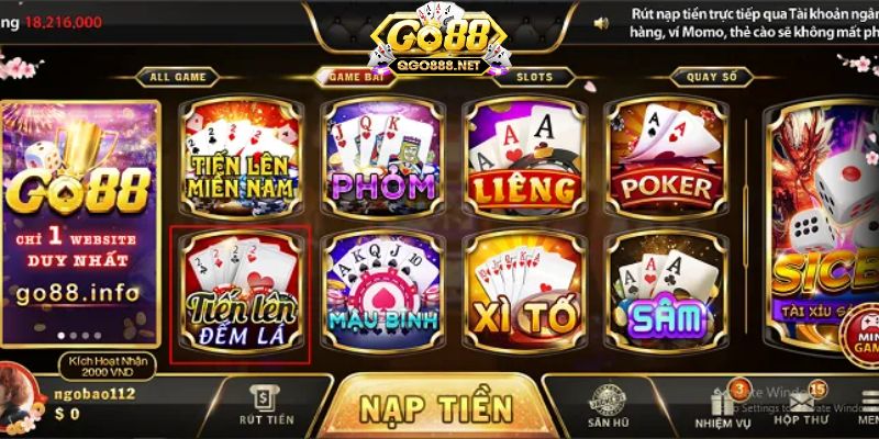 Ưu điểm nổi bật của sảnh game bài